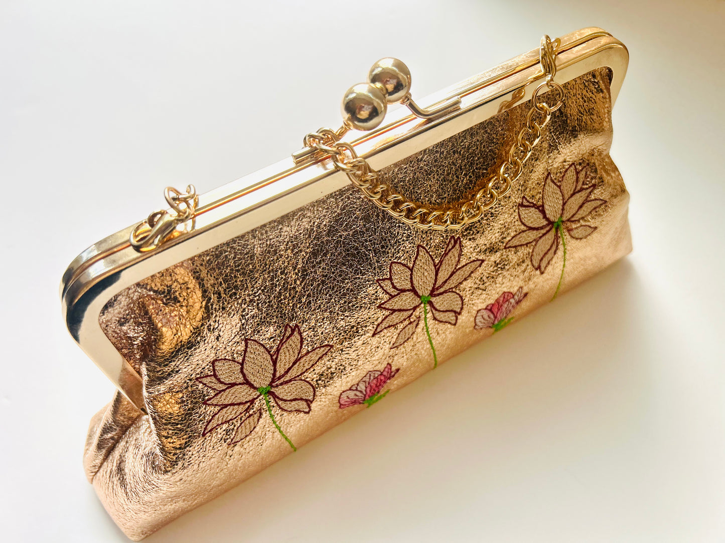 Embroidered Evening Clutch - Handmade Luxury