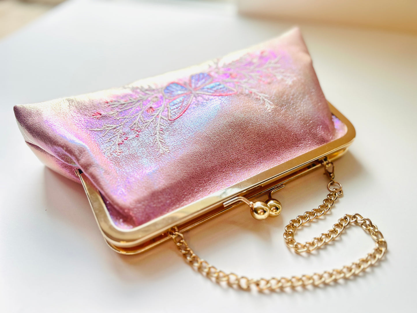 Embroidered Evening Clutch - Handmade Luxury