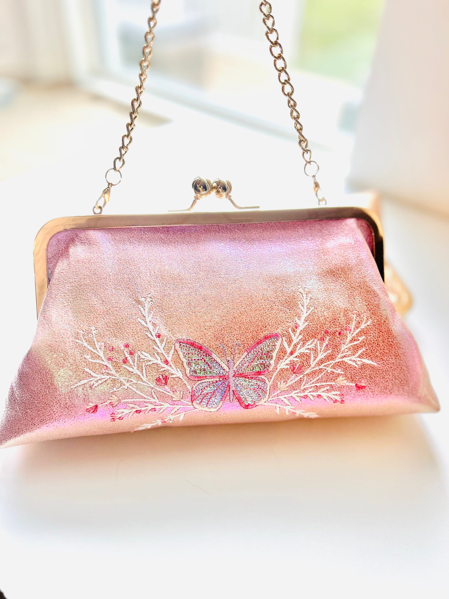 Embroidered Evening Clutch - Handmade Luxury
