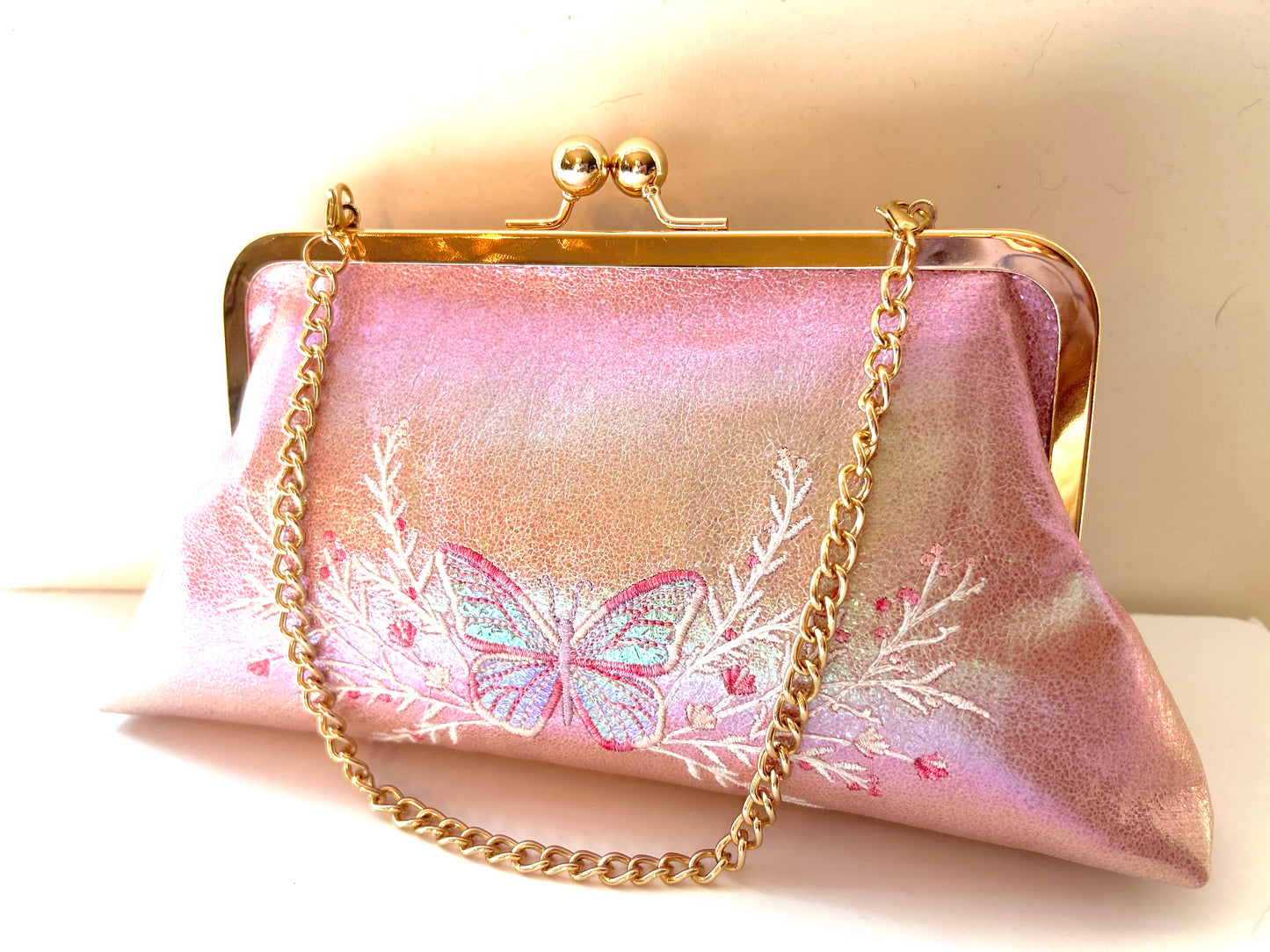 Embroidered Evening Clutch - Handmade Luxury
