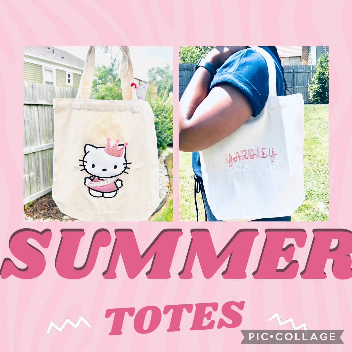 Personalized Canvas Tote Bag